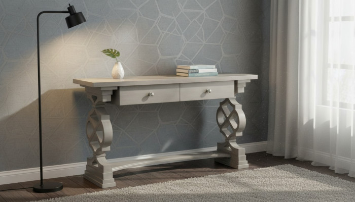 Console table Design Holztisch Konsole Dekoration Konsolentische Schminktisch