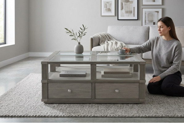 Table basse Design de luxe Tables Salon Mobilier moderne Table d'appoint