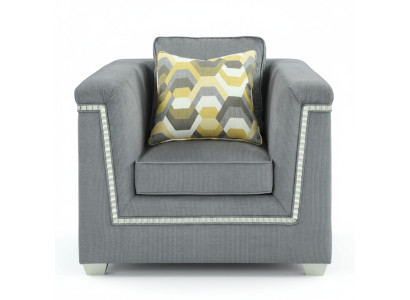 Mobilier de design de luxe Chaises Fauteuil moderne Textile Salon
