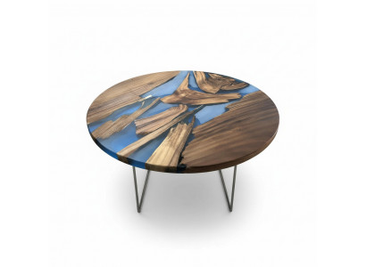 Tables rondes Table à manger Table de design Moderne Rivière de mer Meubles 90 cm
