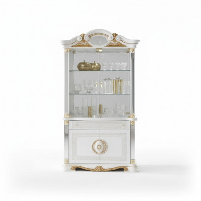 Vitrine Italienne de meubles de luxe présentoirs armoires commode armoire en verre design.