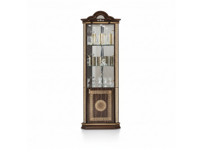 Armoire d'angle vitrée Armoire Armoire d'angle Armoires Meubles Vitrine Design Mobilier Étagères neuf