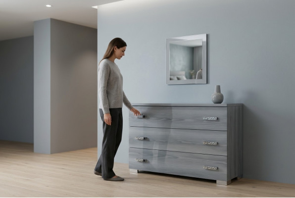 Conception Commode 120*43 Luxe Bois Buffet Commodes Armoire Armoires de vie Salle de séjour Cabinets