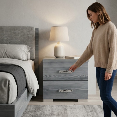 Table de chevet Console de nuit Design Table d'appoint Chambre Tables de chevet Mobilier neuf