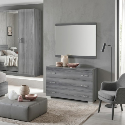Commode Armoire avec Miroir Mobilier Design Mobilier de Luxe Portemanteau Ensemble de 2 pièces. Mis à jour