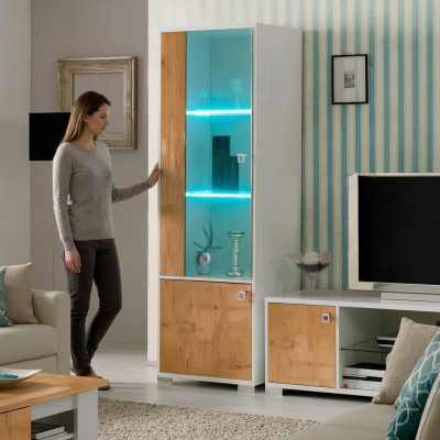 Vitrine Armoire en verre Vitrines Salon Vitrines Meubles italiens neufs