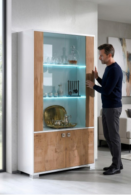 Vitrine XXL vitrines Salon 110*50 Armoires Design Meubles Italiens neufs