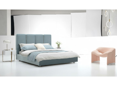 Chambre 3 pièces. Ensemble lit 2x Table de chevet Console Lits double d'hôtel rembourrés