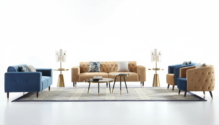 Table d'appoint Mobilier de luxe Table basse Tables Consoles Tables basses 2 pièces