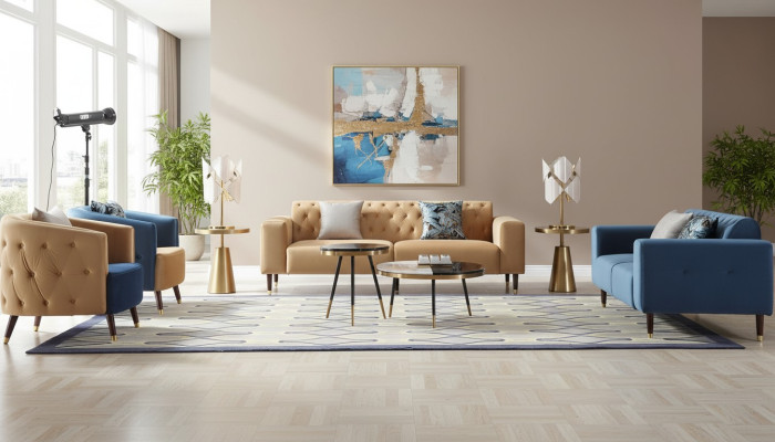 Table basse Salon de luxe Table Basse Design Tables Style Mobilier neuf 2 pièces