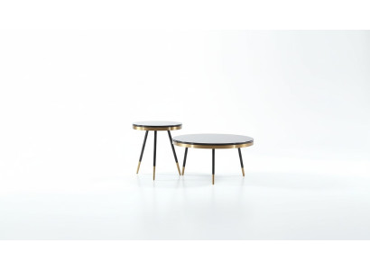 Table basse Salon de luxe Table Basse Design Tables Style Mobilier neuf 2 pièces