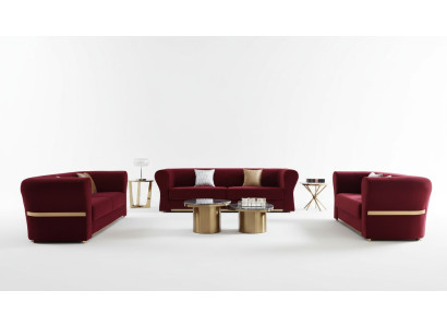Ensemble de canapé 4+3+2 places Canapé Canapé d'angle Salon Suite Design Canapé Moderne Nouveau