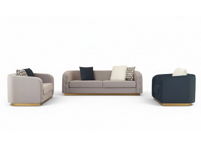 Ensemble de canapé 3+2+1 places - Canapés design - Tissus d'ameublement - Canapés textiles modernes - Relaxation