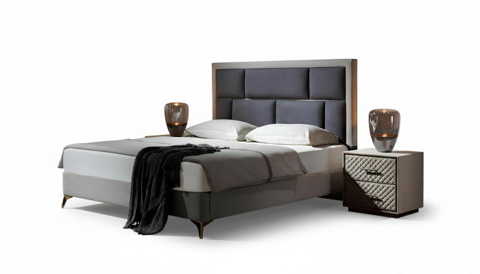 Lits Mobilier Sommeil Hôtel Double Luxe Chambre Lit Conception Rembourrage Velours nouveau