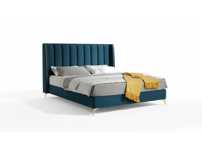 Lit de conception de luxe Lits doubles Mobilier de chambre Lit rembourré Lit de design Lits