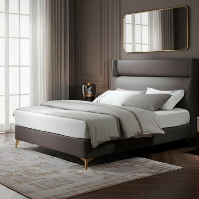 Linge de lit 2x Table de chevet 3 pcs. Ensemble de meubles de chambre à coucher Moderne Lits de luxe Neufs
