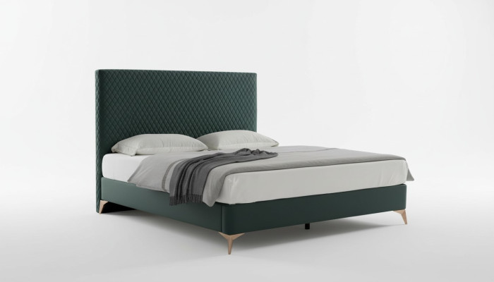 Revêtement de lit design de luxe Lits doubles Mariage Chambre de sommeil Lit en cuir Nouveau hôtel