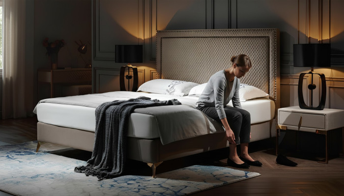 Lit double lit lit lit de luxe lit lit lit lit lit en cuir lit garni de luxe lit design en cuir