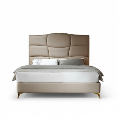 Literie pour lit 2x Table de chevet 3 pièces Ensemble de chambre à coucher Mobilier de luxe moderne lits