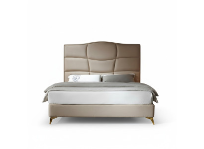 Literie pour lit 2x Table de chevet 3 pièces Ensemble de chambre à coucher Mobilier de luxe moderne lits