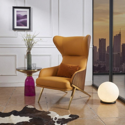 Fauteuil de luxe 74*90cm Mobilier Salon Canapé Une Place Sofa Lounge