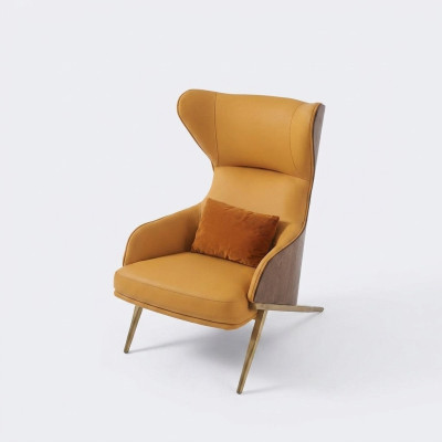 Fauteuil de luxe 74*90cm Mobilier Salon Canapé Une Place Sofa Lounge