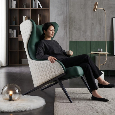 Salon canapé design une place luxueux moderne pour club hôtel