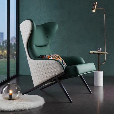Salon canapé design une place luxueux moderne pour club hôtel
