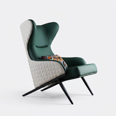 Salon canapé design une place luxueux moderne pour club hôtel