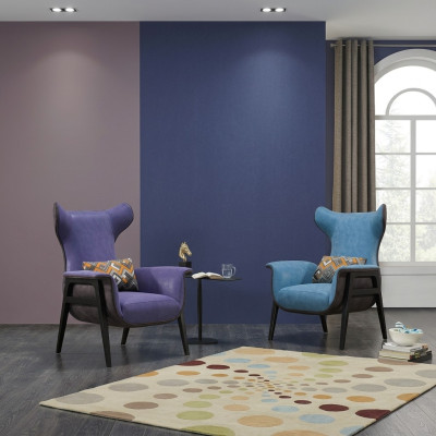 Fauteuil Textile Salon Lounge Luxe Mobilier Design Chaises Modernes