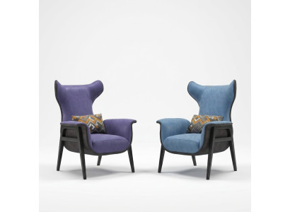 Fauteuil Textile Salon Lounge Luxe Mobilier Design Chaises Modernes