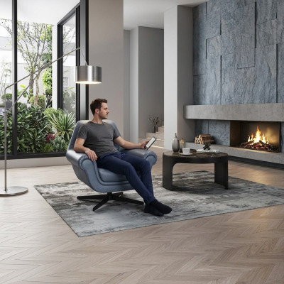 Salle de séjour Fauteuil simple 95 x 83cm Canapé Canapé Lounge Club Hôtel Fauteuil