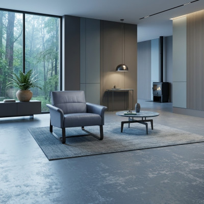 Fauteuil design moderne en textile Salon Lounge Mobilier de design de luxe Chaises neuves