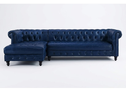 Chesterfield Canapé d'angle Canapé Tissu Canapé d'angle Mobilier classique