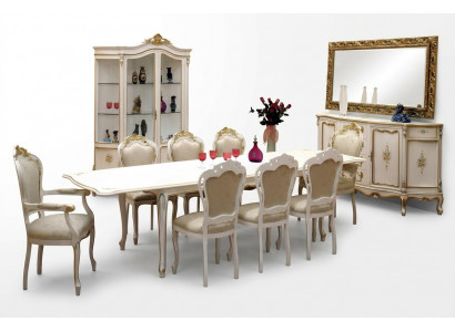 Ensemble complet Table à manger 8x Chaises Salle à manger Ess Groupe Suite en bois Tables 9 pièces