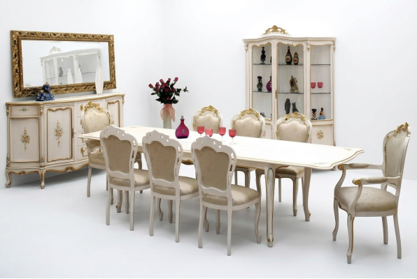 Ensemble classique 2x chaises accoudoirs 6x chaises chaise suite salle à manger Groupe neuf