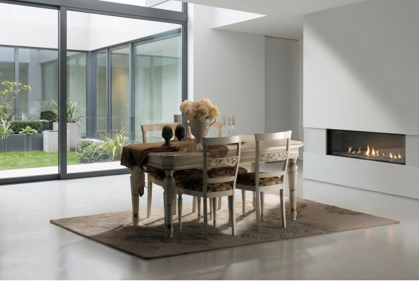 Chaises Chaise Bois Luxe Siège Ensemble 4x Fauteuil Chaise de salle à manger Salle à manger