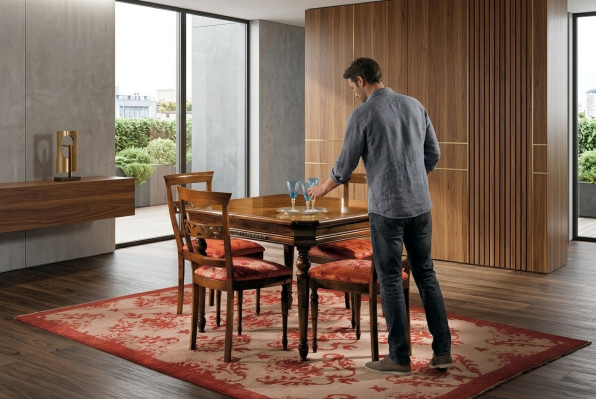 Conception Table à manger Table en bois Tables à manger modernes Mobilier Tables de salon Bois neuf