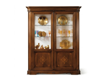 Vitrine 2 portes Armoire Vitrines Meubles armoires de salon Armoires de conception Mobilier en verre neuf