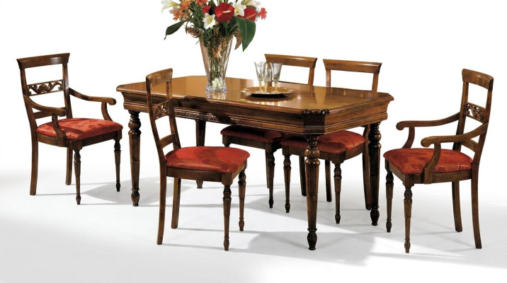 Table à manger en bois Salle à manger Tables Table Style ancien Meubles en bois massif neufs