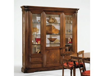 Vitrine Armoire 3 portes Vitrines Armoires Salon Armoires Armoires Design Meubles Verre nouveau