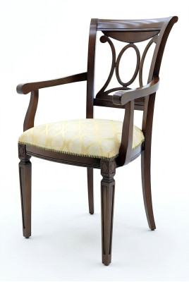 Conception chaise en bois massif accoudoir chaise fauteuil de salle à manger salon bureau