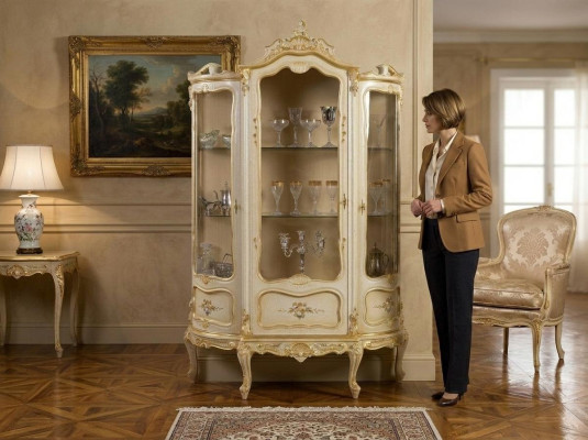 Salon Armoires Conception Armoire Mobilier Verre Nouveau Vitrine 3 portes Armoires vitrines
