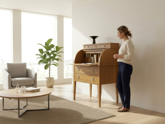 Secrétaire Commode Secrétaires Meubles Italiens Bureaux Tables Maison Bureau neuf