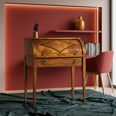 Bureau Table Italienne Ameublement Mobilier Bois Massif Bureau Secrétaire neuf