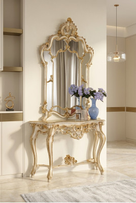 Miroir Table Console Coiffeuse Console Coiffeuse Shabby