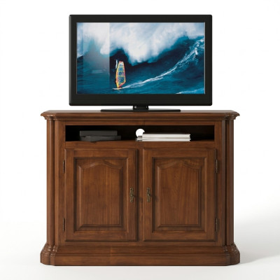 meuble TV Meuble télé Salon Design Étagère Marron Bois Étagères Lowboard Italie neuf
