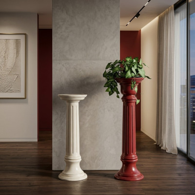 Étage de fleurs colonne de fleurs panier suspendu étagère pour plantes blanche nouvelle