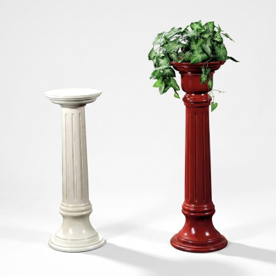 Étage de fleurs colonne de fleurs panier suspendu étagère pour plantes blanche nouvelle