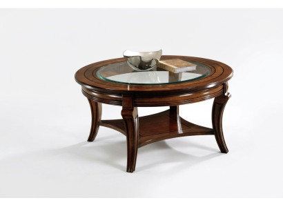Table basse Table ronde Bois Meubles italiens Tables rondes Tables basses nouveau